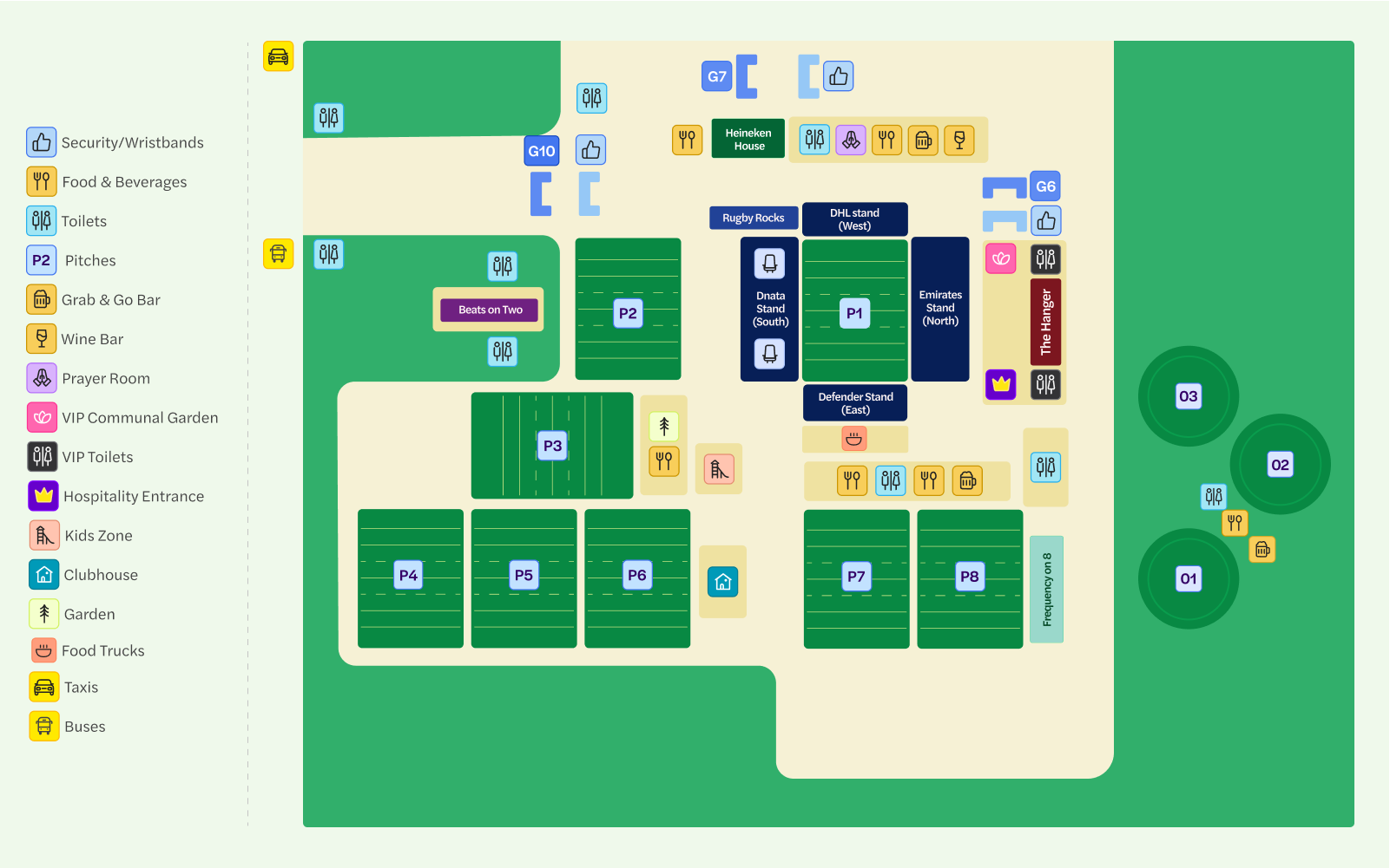 Dubai Rugby 7s Seating Plan