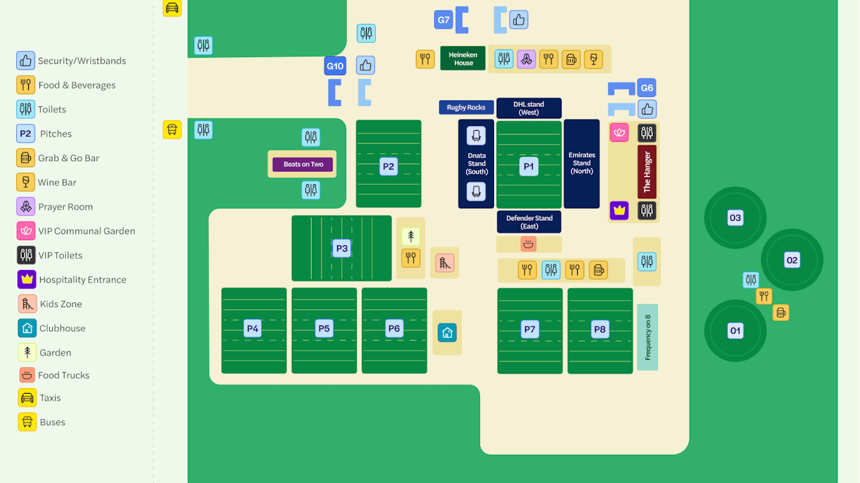 Dubai Rugby 7s Seating Plan
