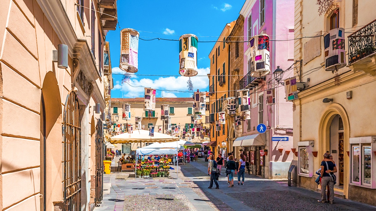 Hot summer afternoon in Alghero