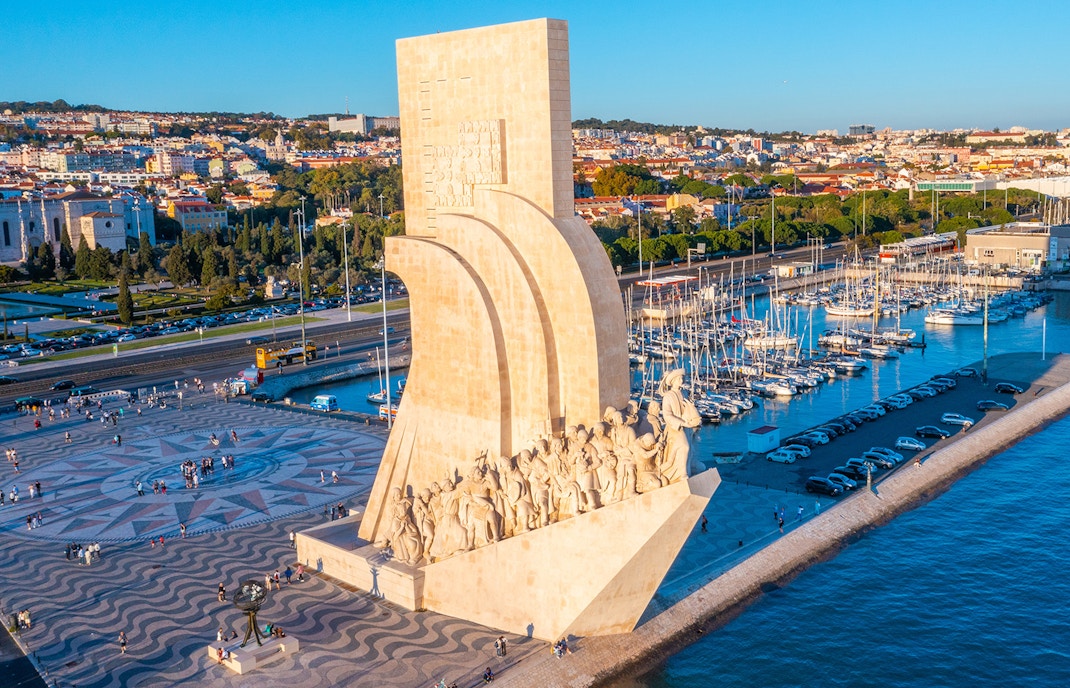 Monument to the Discoveries in Lisbon, Portugal.