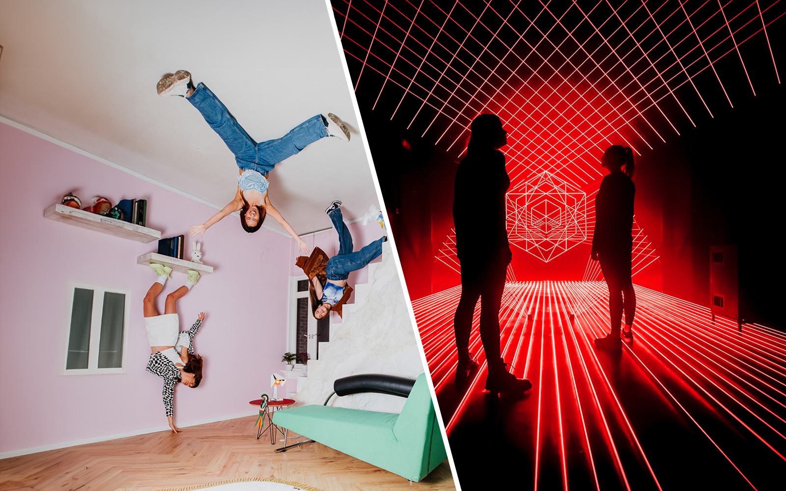 Combo (Save 5%): Tickets to The Upside Down + AMAZE Amsterdam Immersive Experience