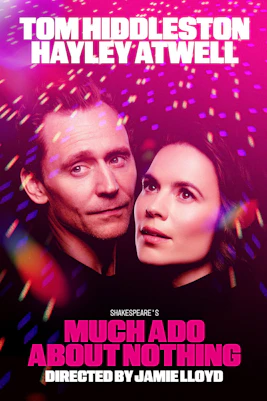 Poster for Much Ado About Nothing on Broadway featuring lead actors.