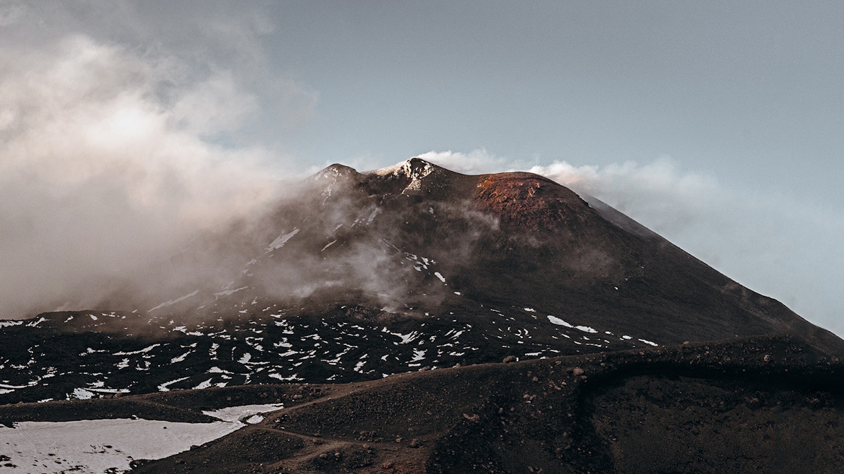 Crateras Monte Etna na Itália