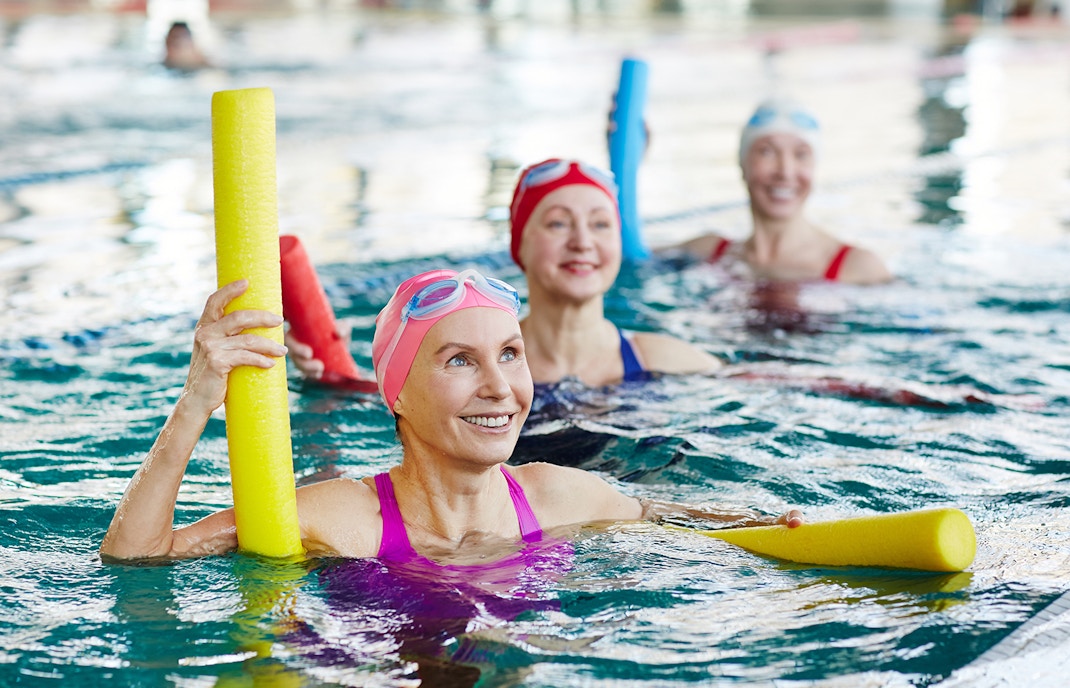 Shows & Programmes - This is a Photograph of water aerobics