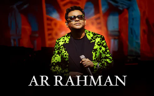 Musician performing live at Etihad Arena concert