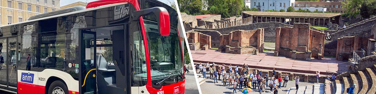 Offerta combinata: trasferimenti in Alibus di sola andata + Biglietti per Pompei