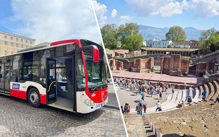 Combo: Alibus One-Way Transfers + Pompeii Tickets