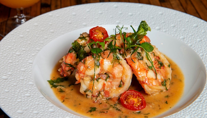 Shrimp & Grits  at The Met Dining Room
