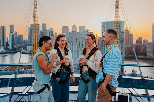 Up at The O2: Friday Night Climb Tickets with Drinks and DJ