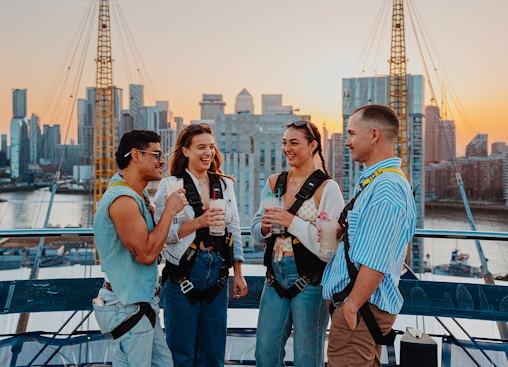 Up at The O2: Friday Night Climb Tickets with Drinks and DJ