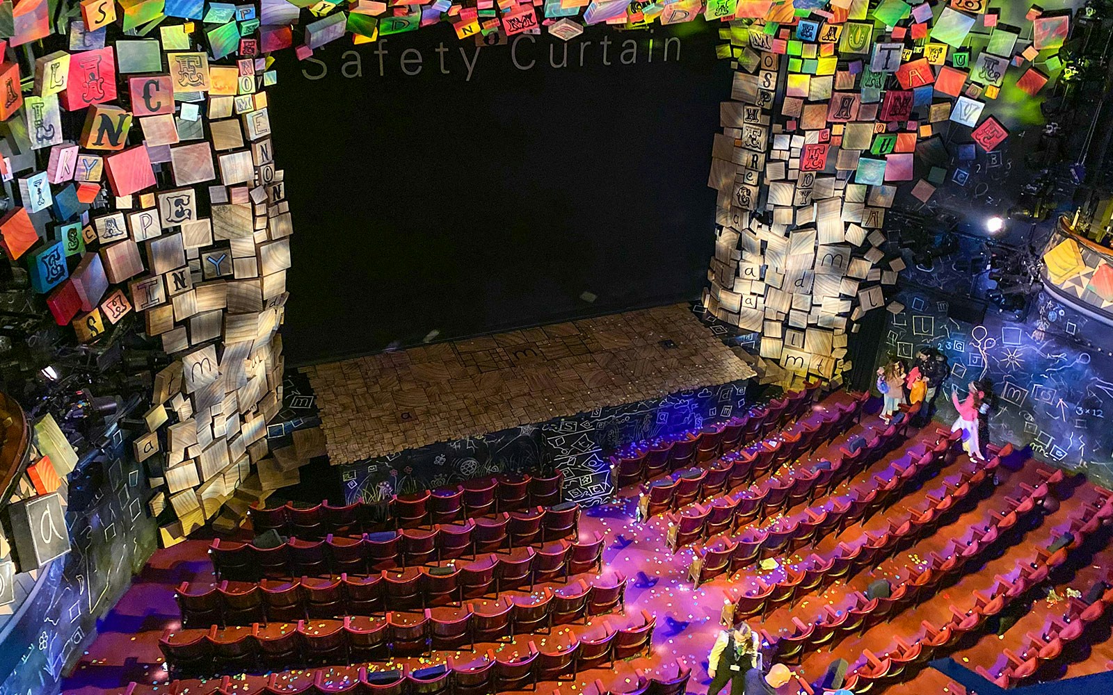 "Section: Upper Circle
Seat: L11
Date: Jan 31, 2024
Show: Matilda The Musical"