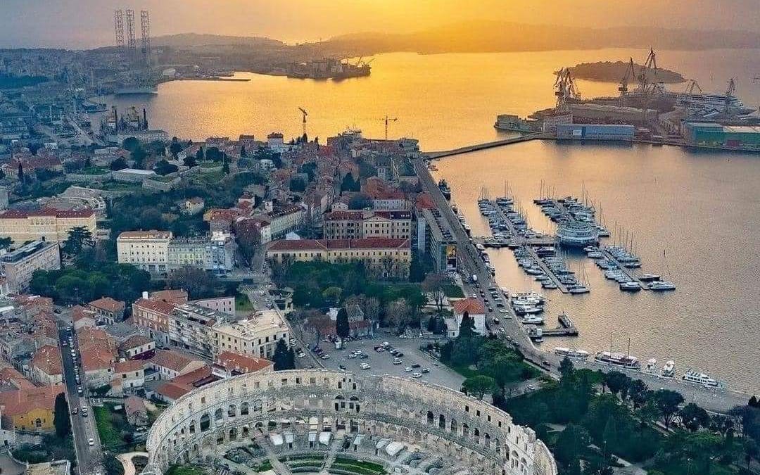 from zagreb: guided day trip to pula and rovinj in istria with hotel pickup-5