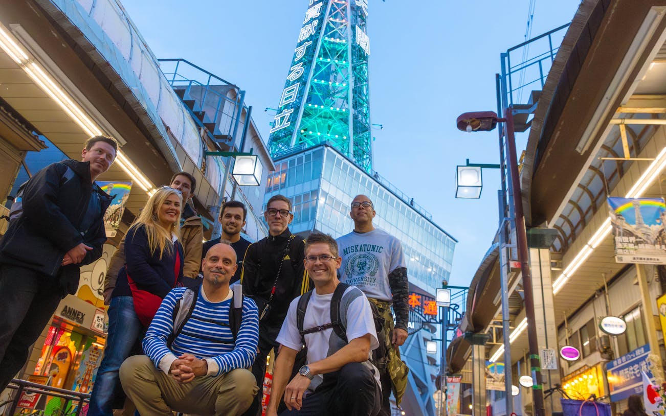 visite culinaire privée en soirée à osaka, avec dîners et boissons sélectionnés avec soin-5