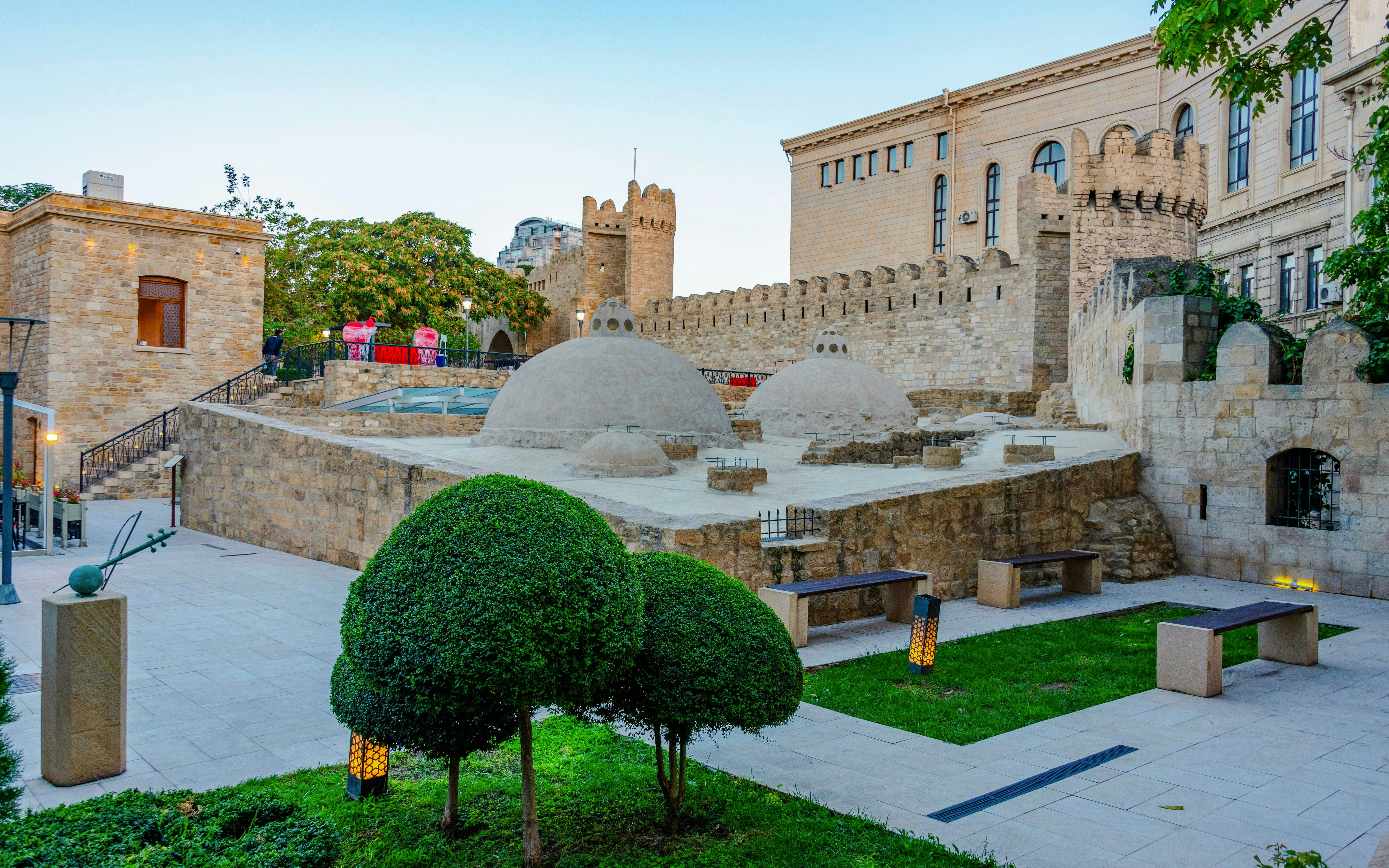 cidade antiga de baku: ingresso para o banho do subsolo (yeraltı hamam)-5