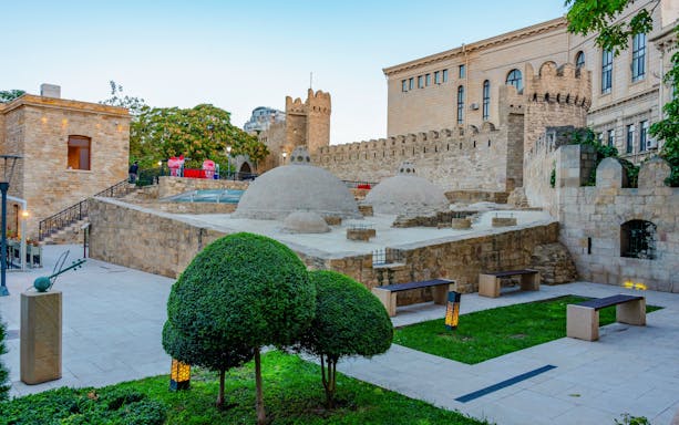 cidade antiga de baku: ingresso para o banho do subsolo (yeraltı hamam)-5