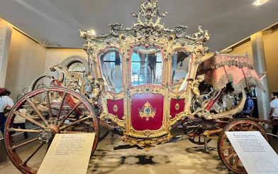 Imperial Gala Carriage of Emperor Maximilian I at Chapultepec Castle's National Museum of History.