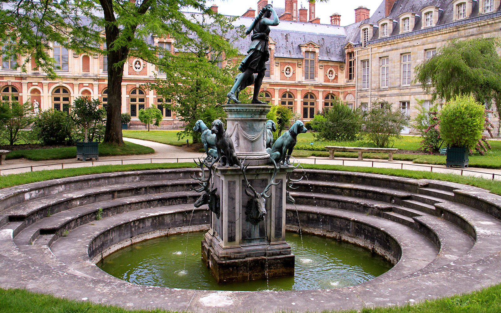 The Garden Of Diana near Château de Fontainebleau