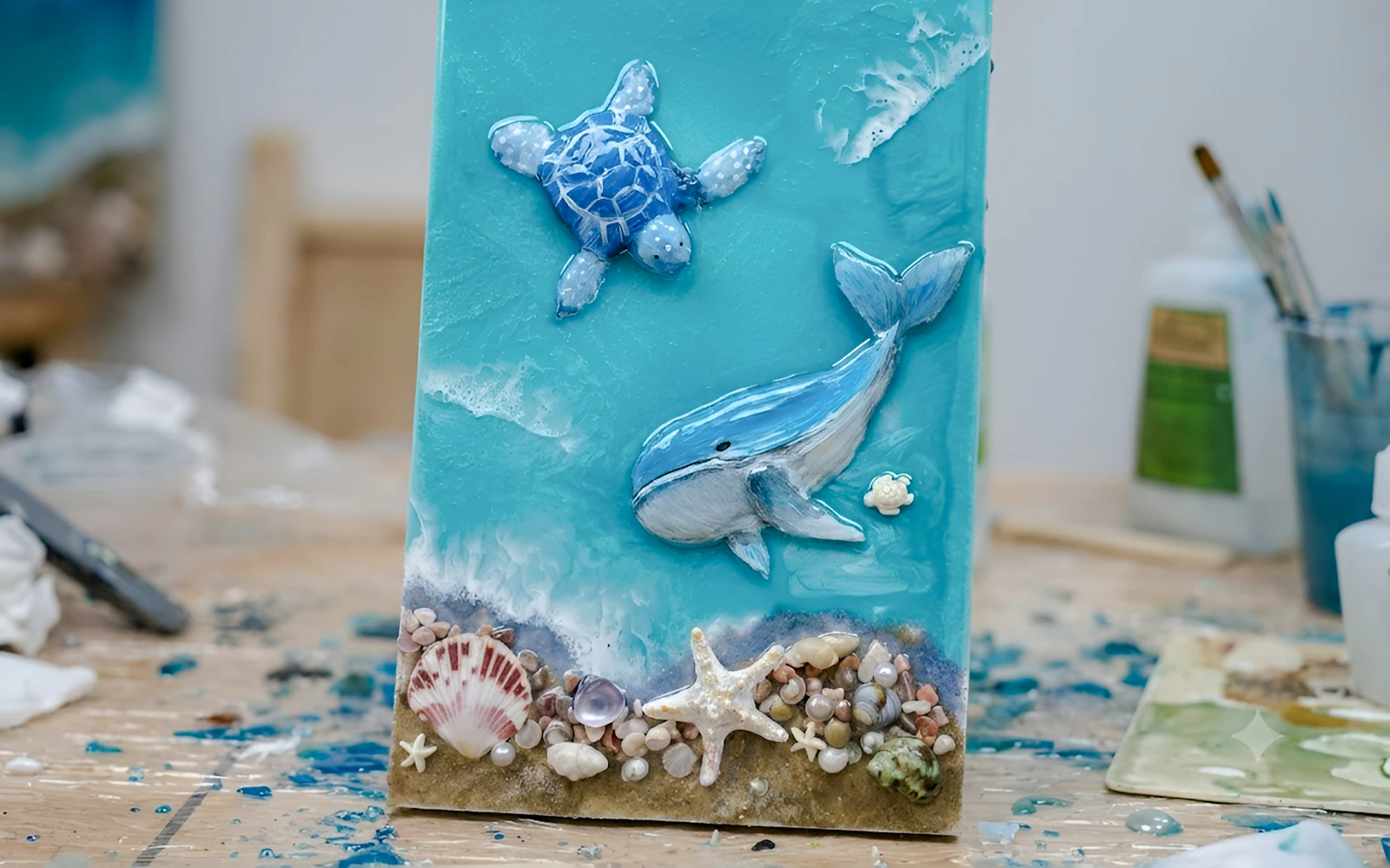 Hanoi Instructor-Led Art Workshop: Diorama, Resin Epoxy, or Fairy Mirror
