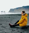 Spiaggia di sabbia nera di Reynisfjara