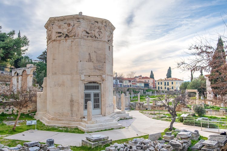 Remains of the Roman Agora and Tower of the Winds in Athens