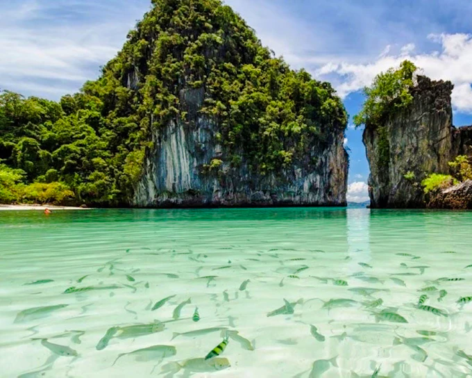From Krabi: Hong Islands Sunset Speedboat Tour with BBQ Dinner