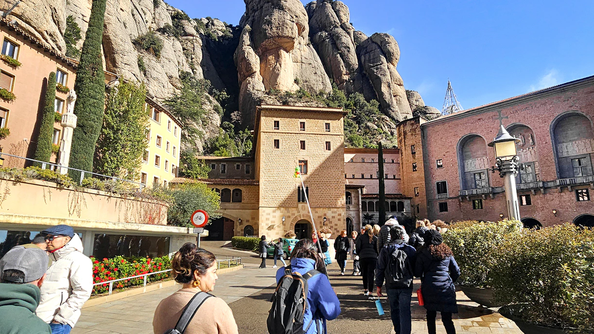 Visitor services at montserrat monastery