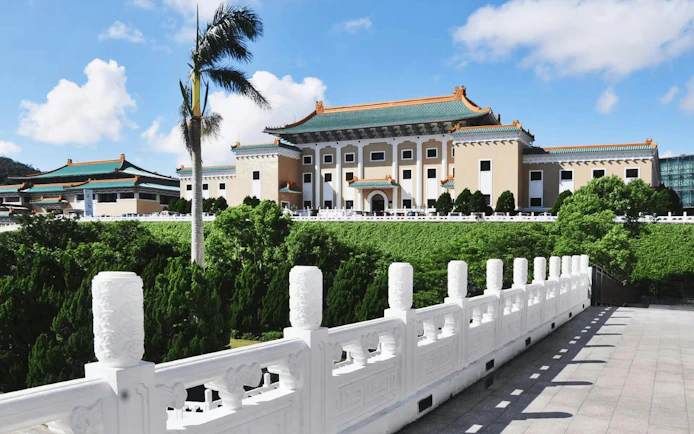 National Palace Museum exterior with traditional architecture in Taipei, Taiwan.