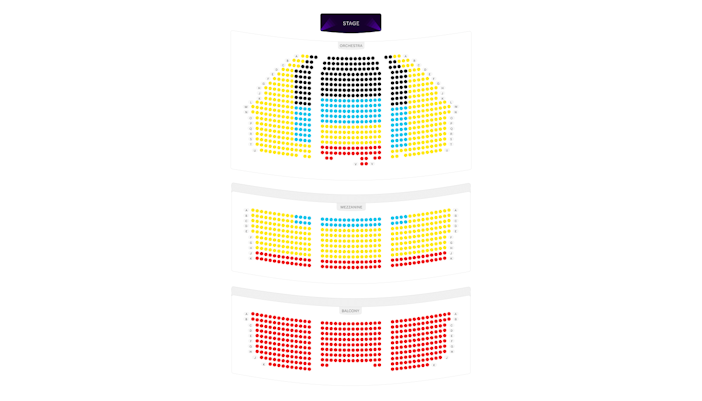 Shubert Theatre Seating Chart