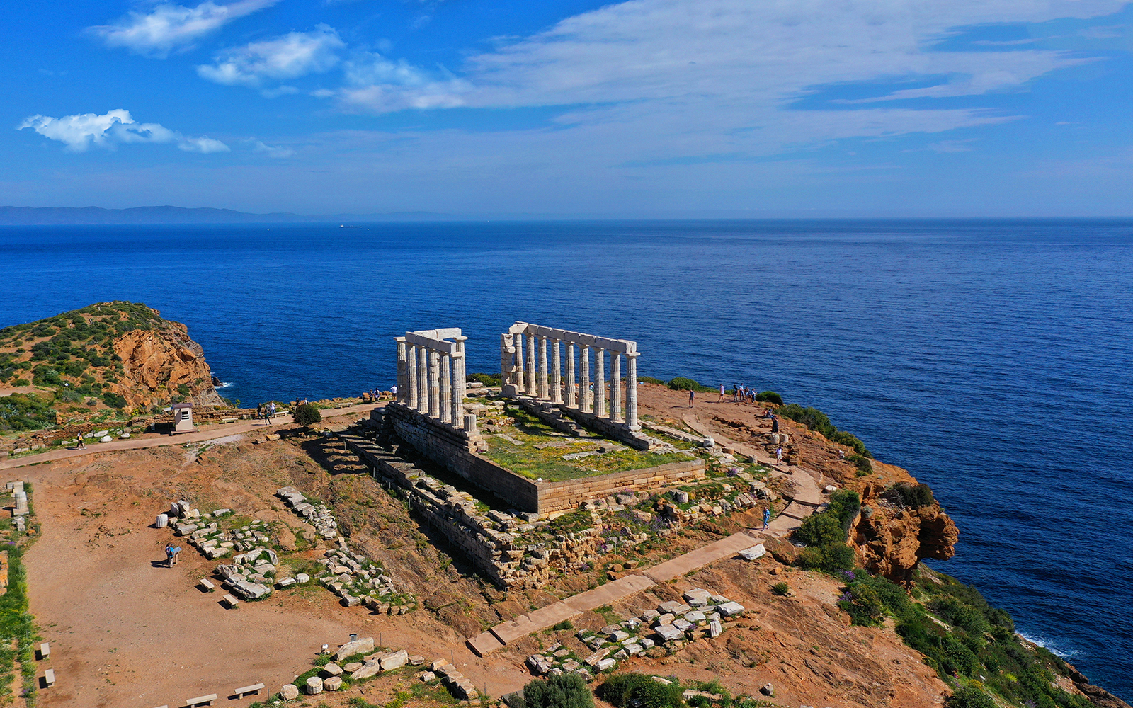 Playas cercanas al Templo de Poseidón y Cabo Sounion