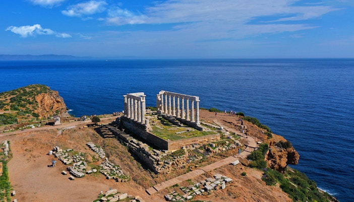 Playas cercanas al Templo de Poseidón y Cabo Sounion