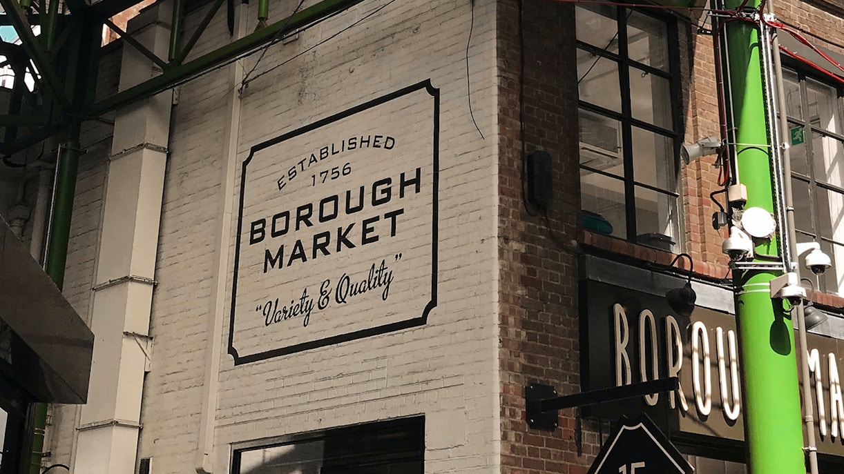 london in February - Borough Market