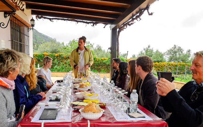 Mijas Organic Vineyard Tour and Tasting with 5 Wines, 2 Olive Oils and Tapas