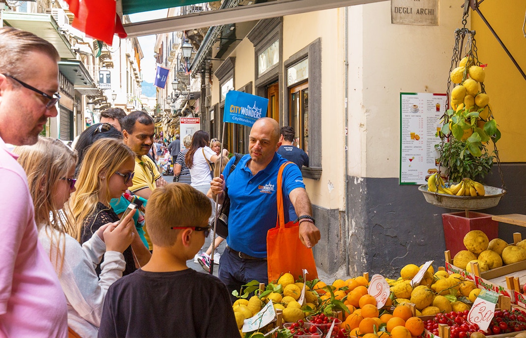 Visita guidata in un mercato in Costiera amalfitana