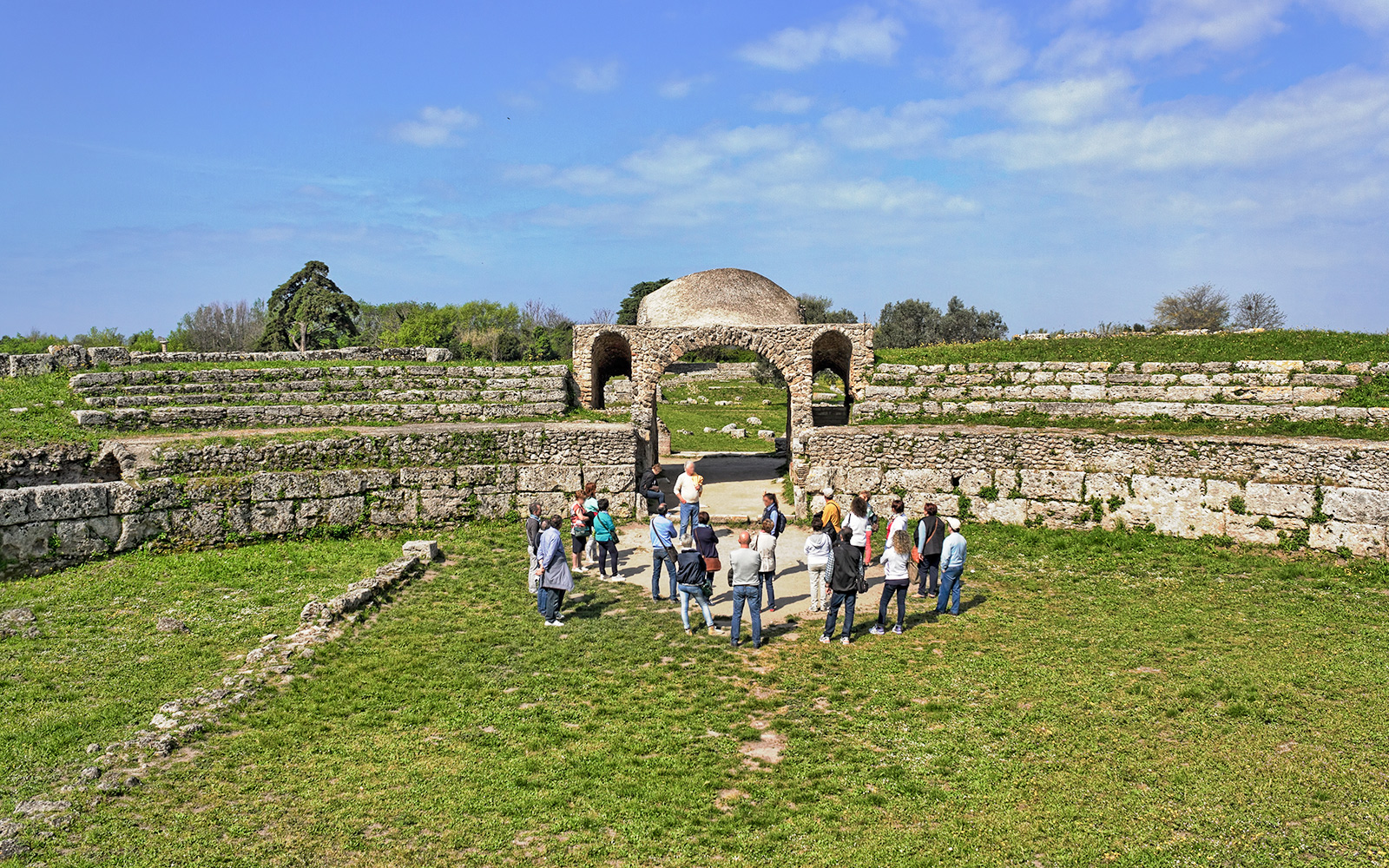 Park of Paestum entrance