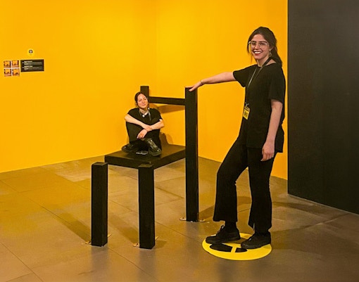 Ames Room at Museum of Illusions, Genoa