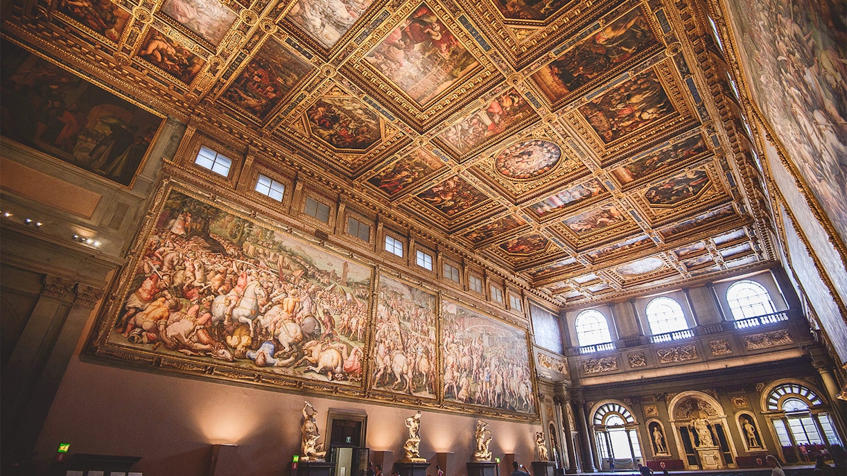 Palazzo Vecchio Courtyard history