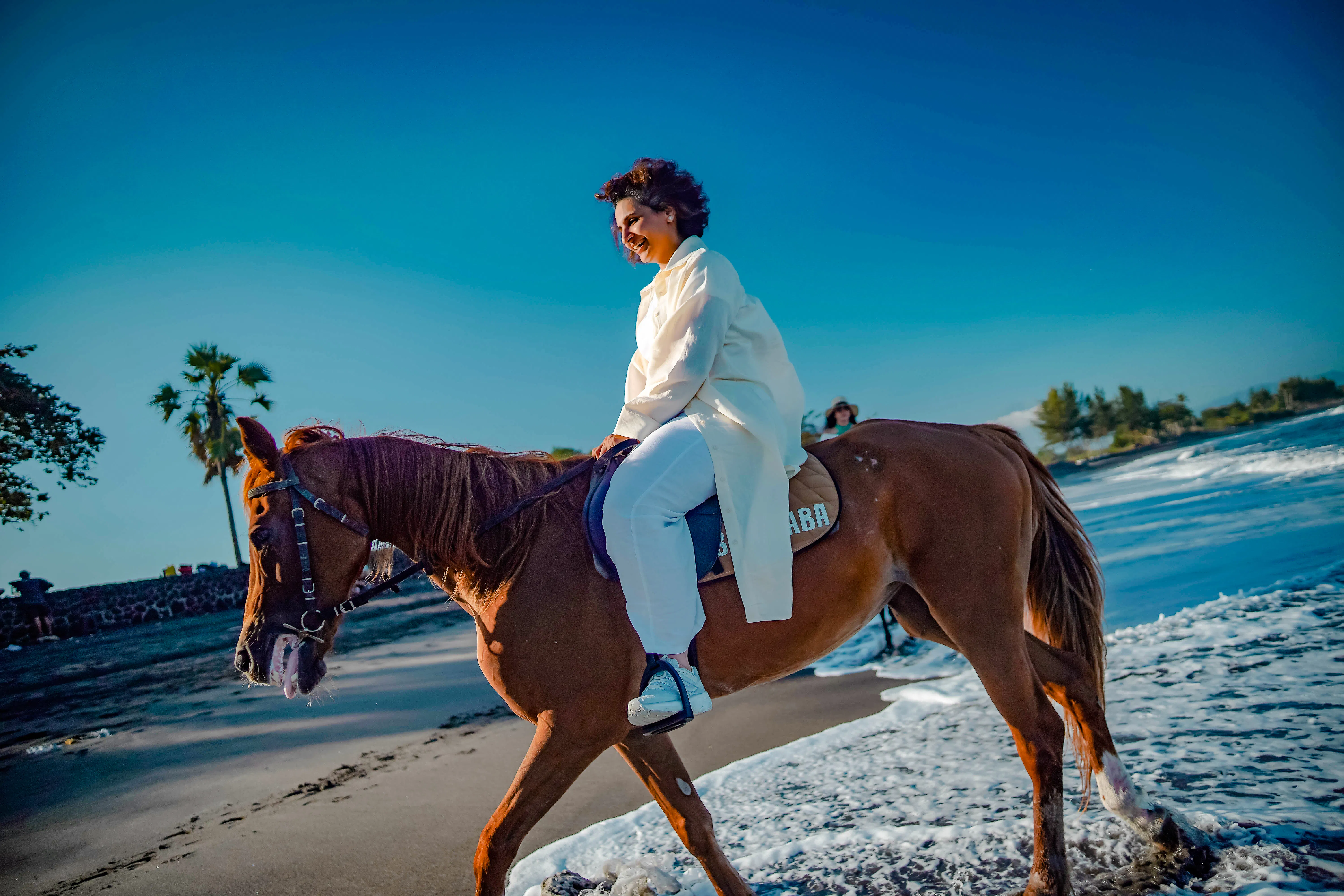 Bali Horse riding on the beach