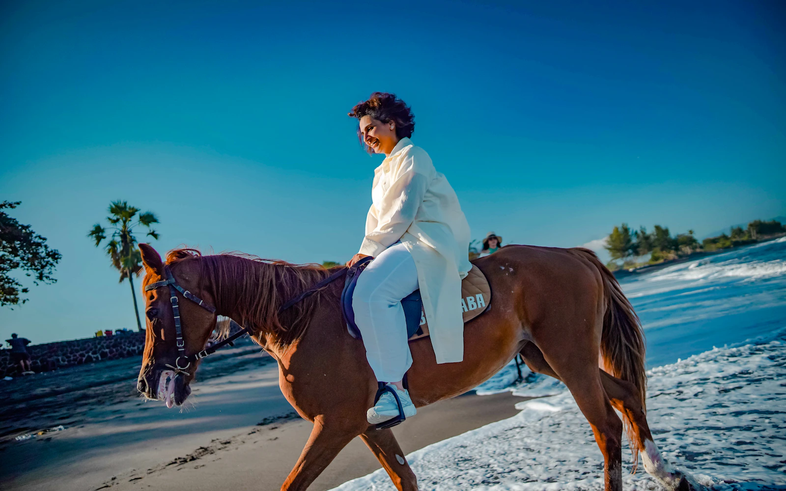 Bali Horse riding on the beach