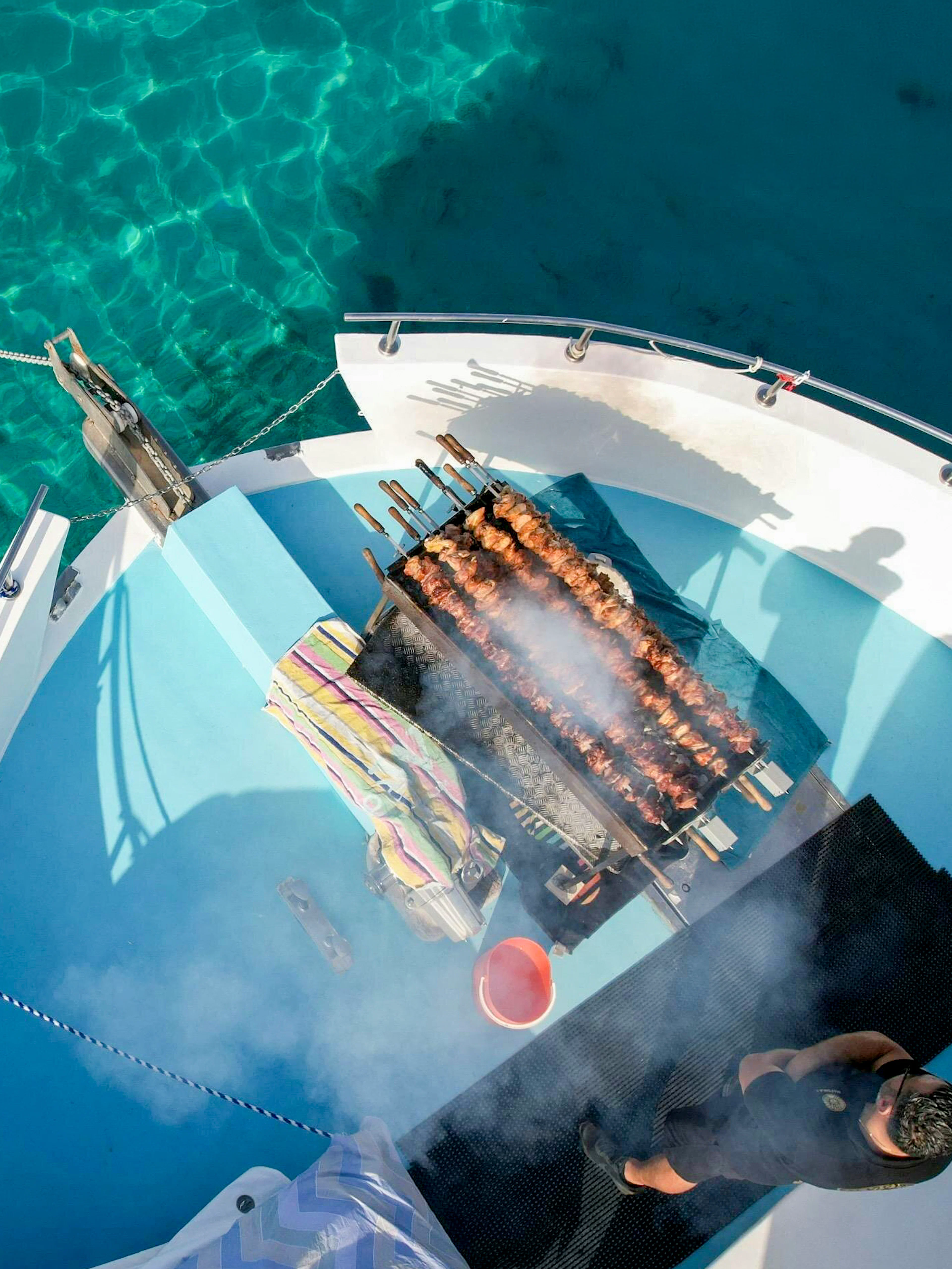 from paphos: blue lagoon afternoon cruise with swim, bbq & wine-1