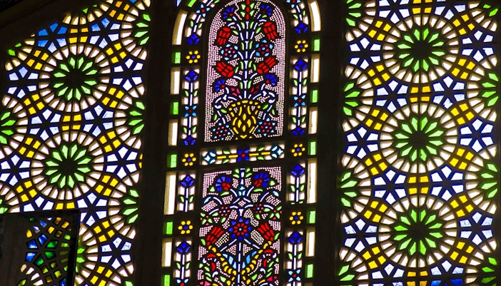 Stained Glass Windows at the Blue Mosque