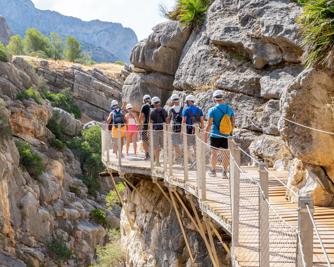 From Granada: Caminito del Rey Guided Day Trip with Round-Trip Transfers