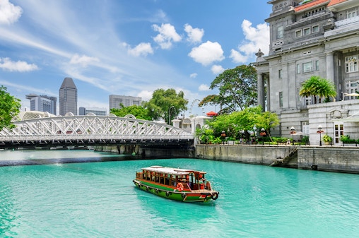 Cruzeiro turístico pelo rio Singapura