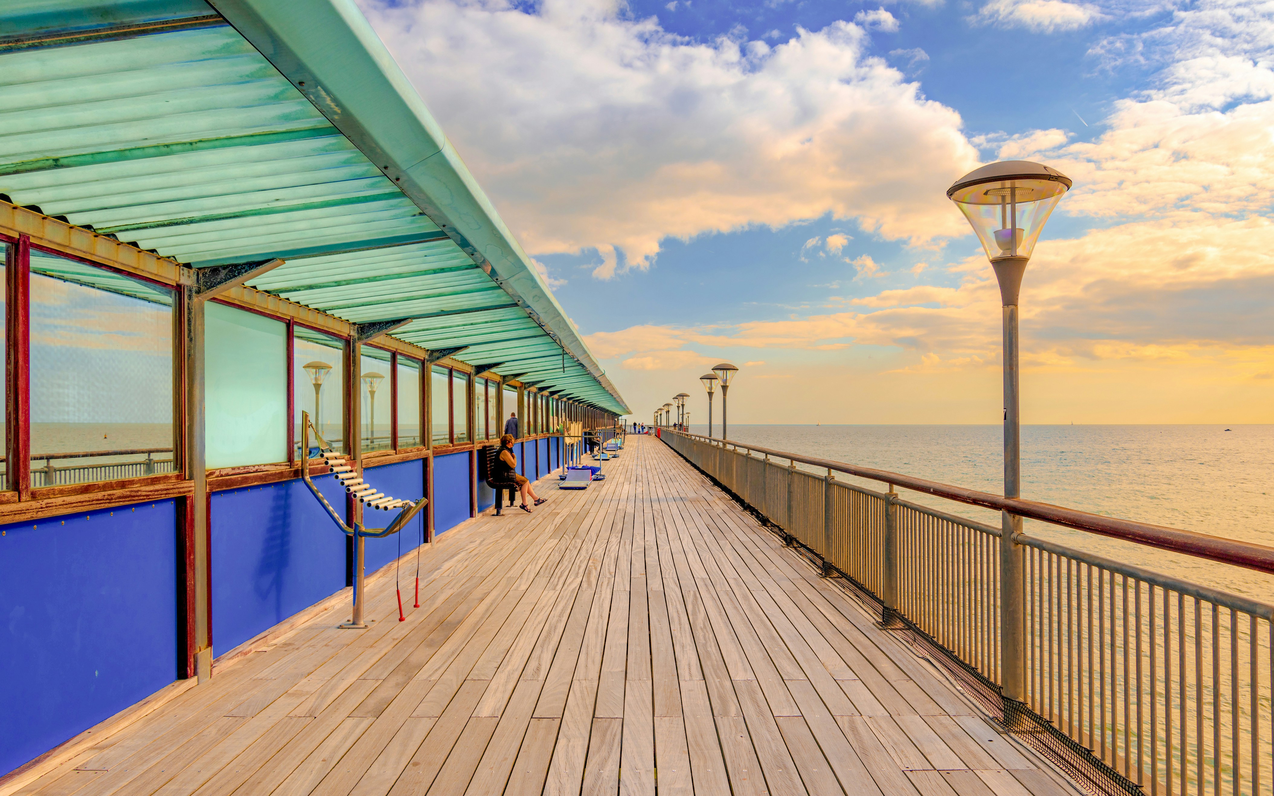 Boscombe pier near Bournemouth, Dorset
