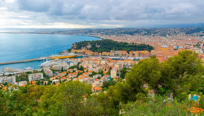 View of the French Riviera from Mont Boron