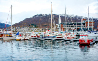 un tur pietonal privat în orașul vechi din tromsø, cu croazieră pentru a admira aurora boreală-9