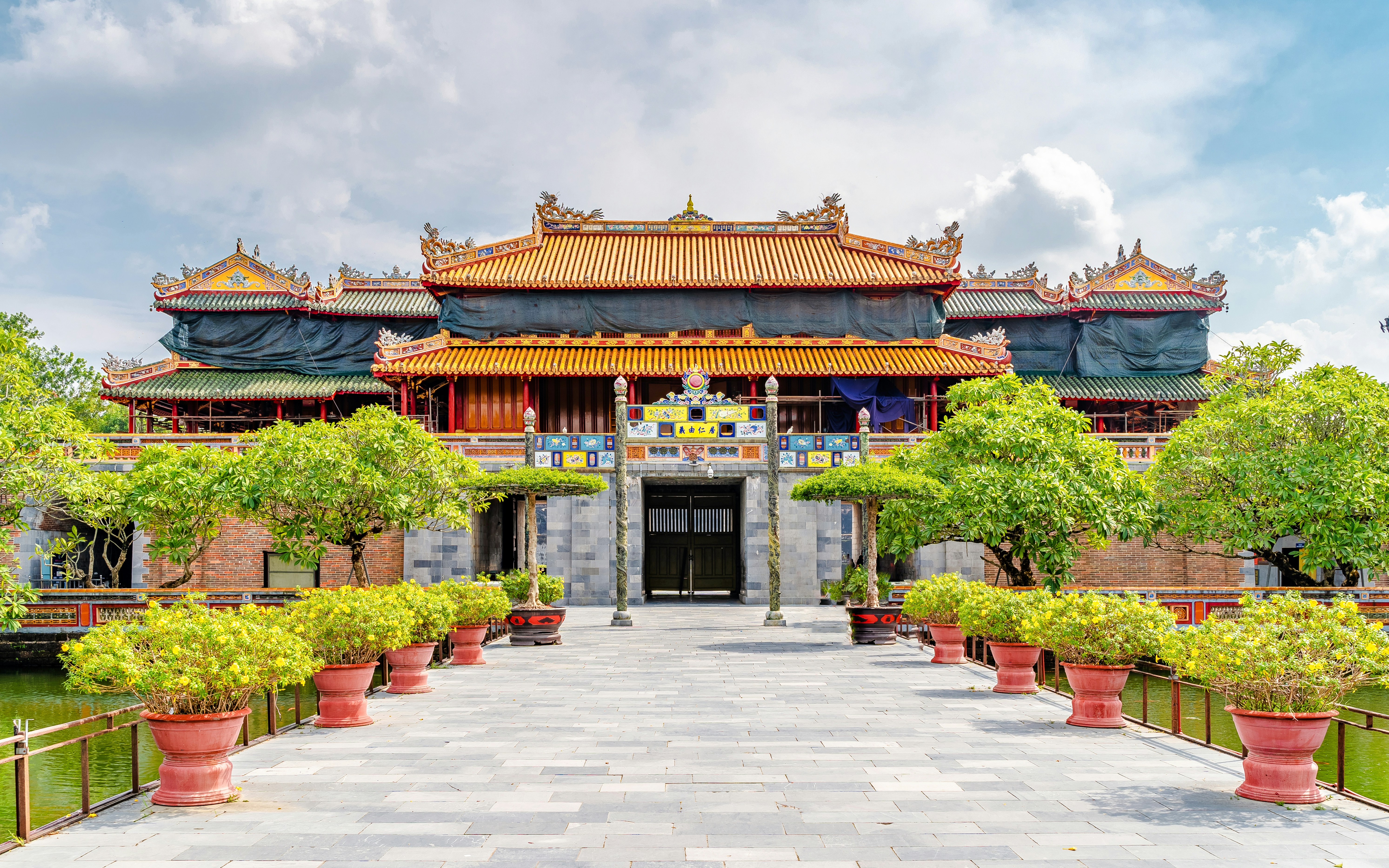 Views on Imperial Royal Palace Hue, Vietnam