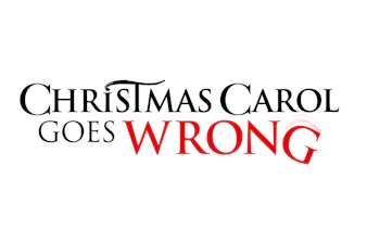 Christmas Carol Goes Wrong logo with stylized text