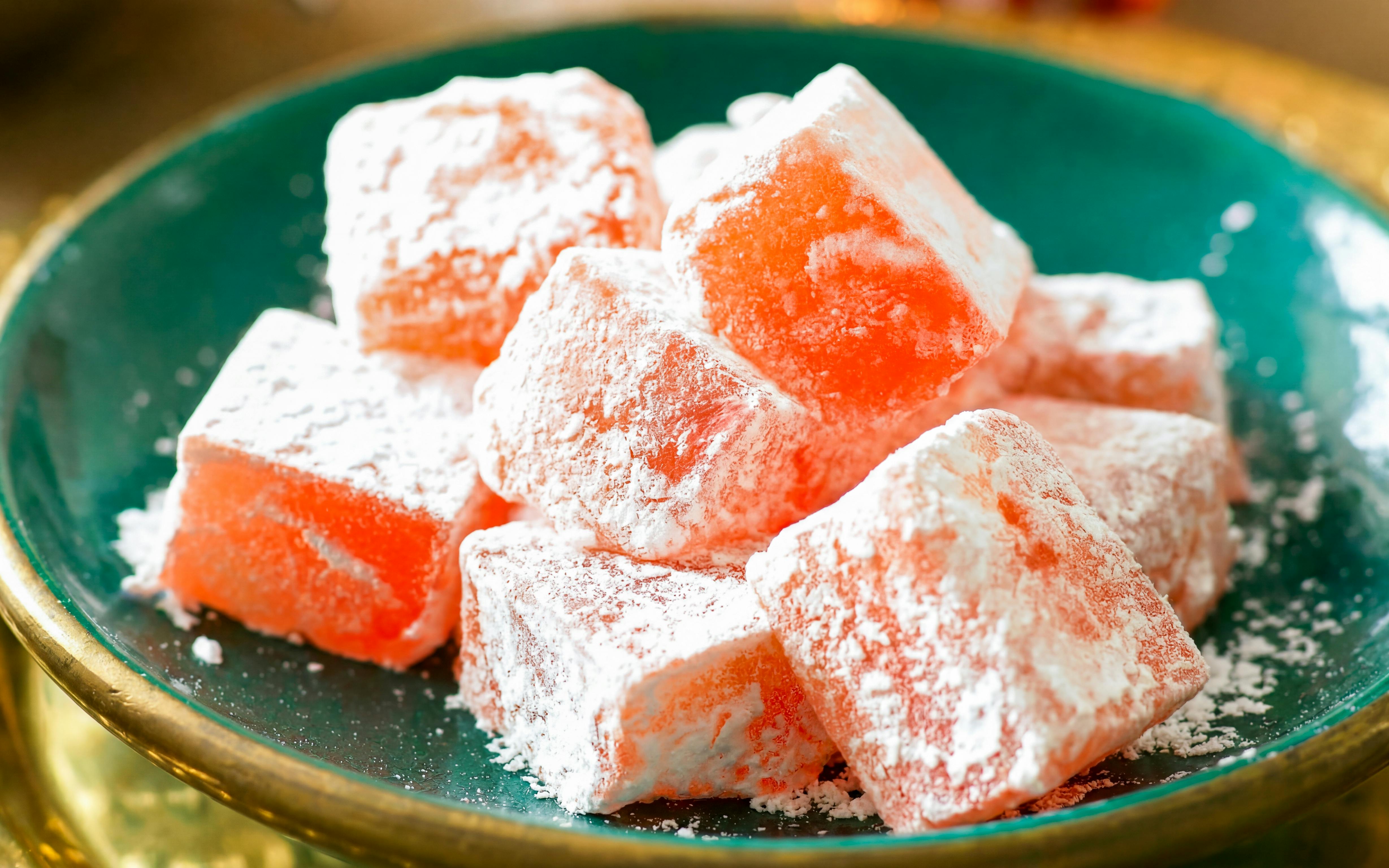 Turkish delight on a plate, featured in Troodos Mountains gourmet tour.