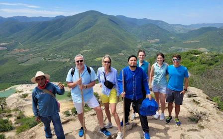 From Oaxaca: Hierve el Agua, Mitla, Tule Tree, Teotitlán del Valle Textiles & Mezcal Tasting Tour