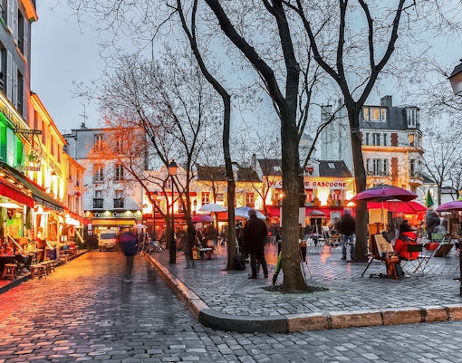 Place du Tertre in Montmartre Paris